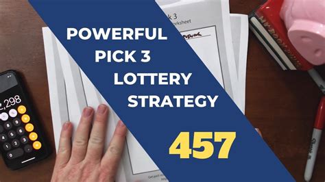 lotto strategies pick 3